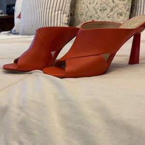 Vince Camuto Bold Orange Heels
